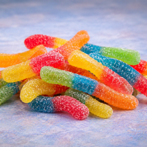 Gummy worms 1000mg thc per pack